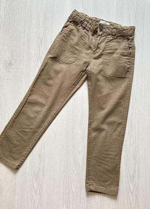 Легкие брюки, штаны для мальчика mango, р. 7 р, 122.1 фото