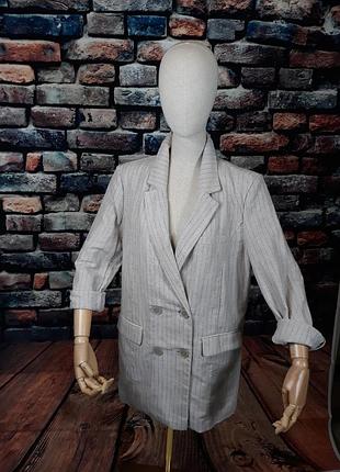 Жакет блейзер жіночий льон