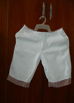 Шорты женские белые джинс коттон размер 443 фото