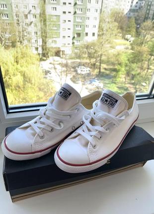 Кеды белые converse