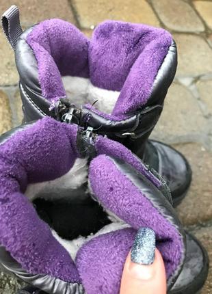 Зимние термо ботинки  внутри натур.шерсть 28 размер 17,5 см4 фото