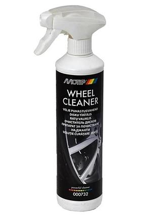 Очиститель для дисков и колпаков motip wheel cleaner спрей 500 мл (000732bs)