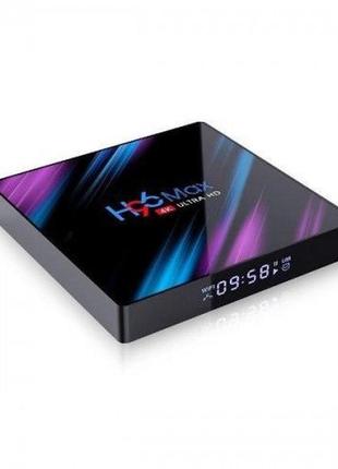 Смарт приставка h96 max 4/32 tv тв box android 9 rk3318 x96 tx...