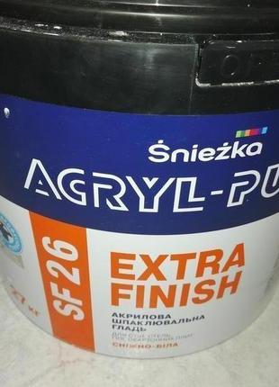 Продаю шпаклівку sniezka фінішну акрилову acryl-putz sf26 (extr