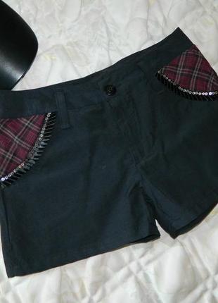 Шорты женские новые черные р. 42-44 godsend