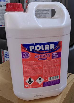Антифриз красный - 37 град polar premium longlife engine coolant канистра 5 л