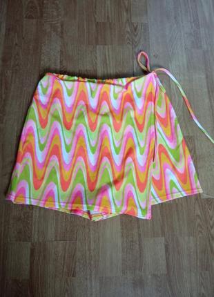 Классные шорты юбка1 фото