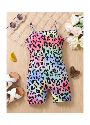 Стильный актуальный модный яркий летний комбинезон