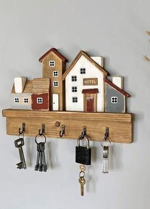 Ключниця для дому ′hotel′ - ключниця настінна4 фото
