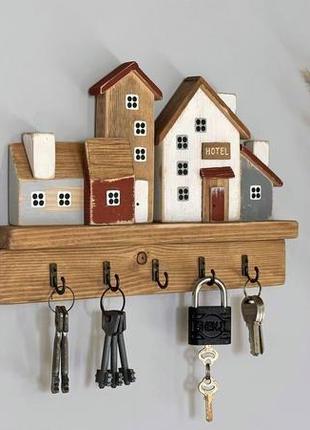 Ключниця для дому ′hotel′ - ключниця настінна2 фото