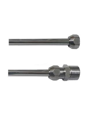 Гнучка підводка 3/8-1/2 вз хром d10мм мідна flexy chrome