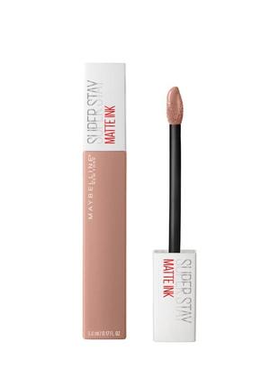 Помада для губ maybelline new york super stay matte ink 5 loyalist 5 мл (3600531411091)1 фото