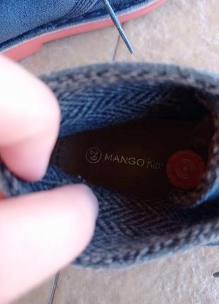 Замшевые ботиночки mangokids5 фото