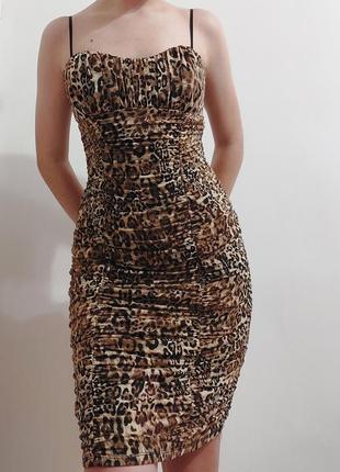 Платье, платье, леопардовый, анималистичный принт3 фото