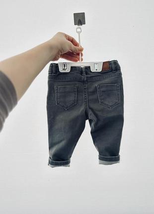 Штаны zara на мальчика или девочку 3-6 мес 68, джинсы на 3-6 мес2 фото