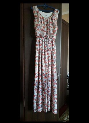 Легкое платье шифоновое платье