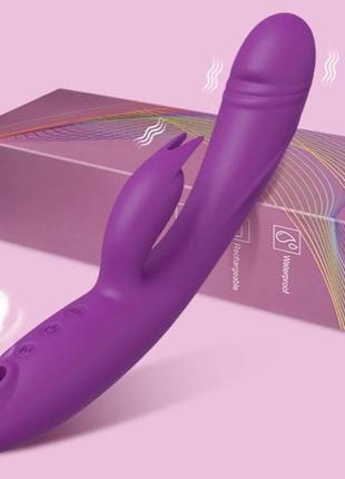 3 в 1, жіночий вібратор-кролик для стимуляції клітора