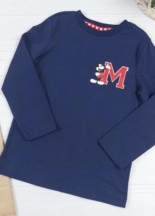 Лонгслив от disney с микки на 3-4 лет, 98-104 см.