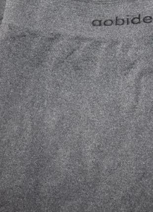 Безшовні лосини сірий меланж aobide4 фото