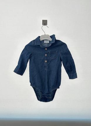 Рубашка боди на мальчика или девочку 74 (6-9 мес)