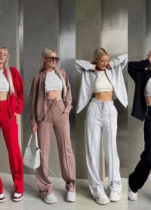 Жіночий трендовий костюм в стилі zara у кольорах😍2 фото