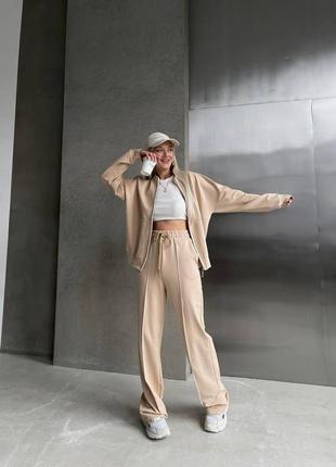 Жіночий трендовий костюм в стилі zara у кольорах😍6 фото