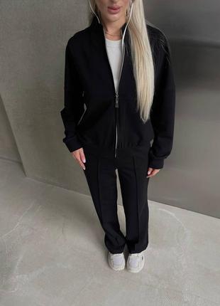 Жіночий трендовий костюм в стилі zara у кольорах😍10 фото