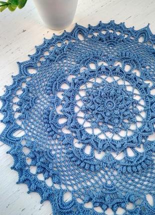 Текстурная салфетка/ праздничный декор стола/изысканный подарок