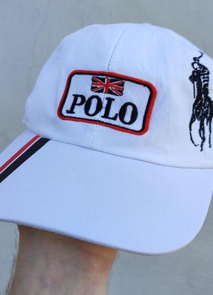 Стильная винтажная бейсболка polo с вышивкой унисекс кепка / бейс8 фото