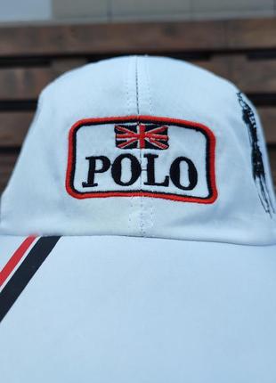 Стильная винтажная бейсболка polo с вышивкой унисекс кепка / бейс5 фото