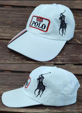 Стильная винтажная бейсболка polo с вышивкой унисекс кепка / бейс