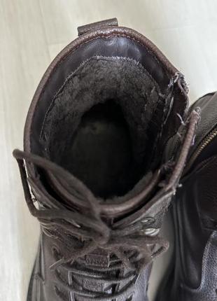 Зимние ботинки massimo dutti, коричневые, размер 444 фото