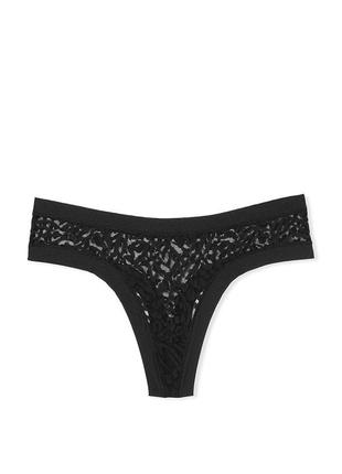 Трусики victoria’s secret трусы виктория сикрет чёрные