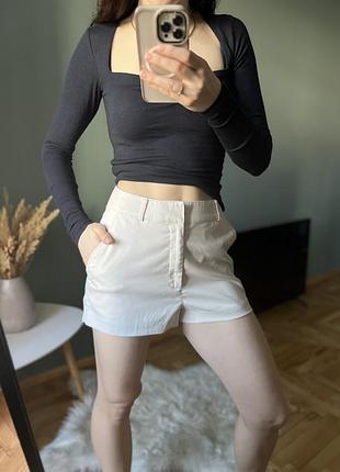 Новые классические бежевые шорты h&amp;m