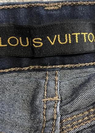 Стильные,бомбезные,укороченые джинсы louis vuitton8 фото