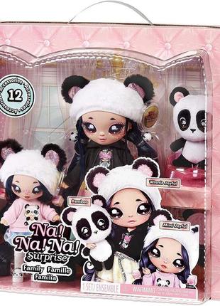 Ігровий набір з лялькою na! na! na! surprise сім'я панд panda...2 фото