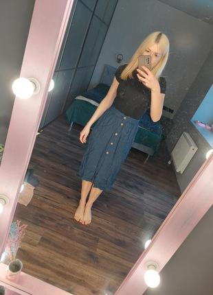 Юбка с разрезом