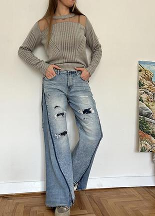 Широкі джинси idenim