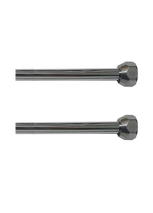 Гнучка підводка 3/8-3/8 вв хром d10мм мідна flexy chrome