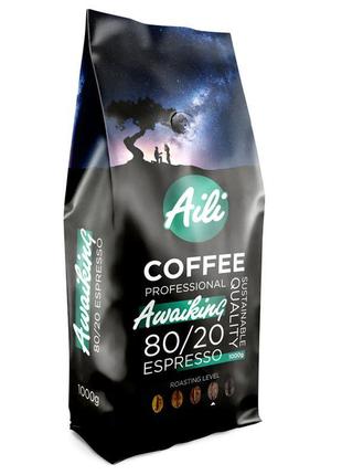 Натуральний зернової кави 80/20 espresso awaiking "tm aili"