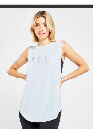 Топ голубой elle sport батал p.xl