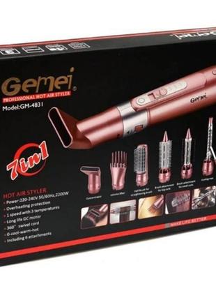Хороший фен для волос gemei gm-4831, классический фен для волос, дорожный фен fh-321 для волос2 фото