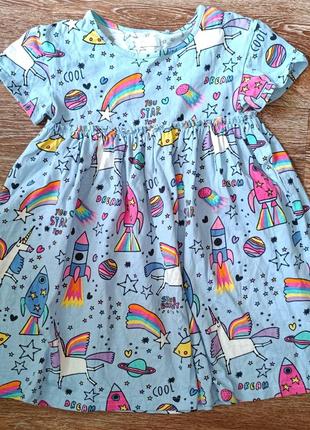 Сукня , плаття на дівчинку , єдиноріг