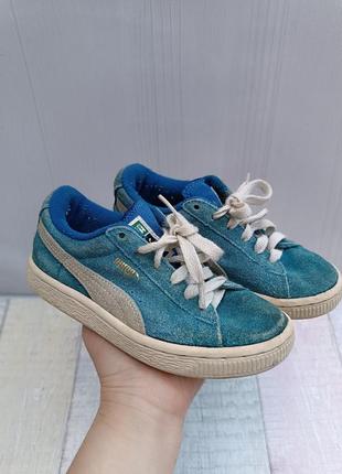 Кроссовки замшевые puma на мальчика размер u911 наш 28-29 стелька 17,5 см