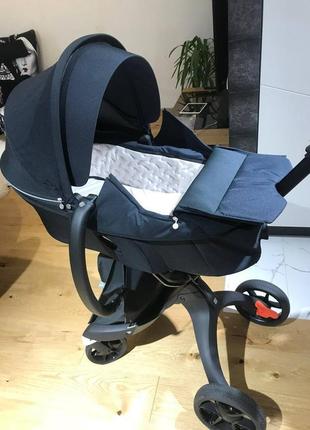 Stokke xplory v6, 2 в 1 люлька + прогулянкове сидіння stokke2 фото