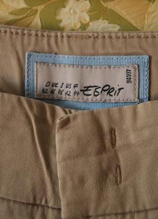 Бежевые брюки чинос большого размера4 фото