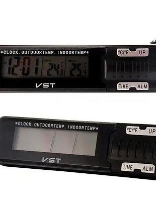 Годинник-термометр vst-7065 зовнішній та внутрішній датчик
