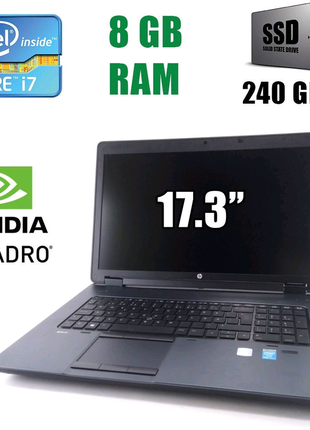 Мобильная рабочая станция hp zbook 17 g2 / 17.3" (1600x900) tn