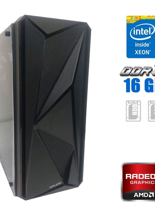 Игровой пк 1stplayer firerose black tower new / intel xeon