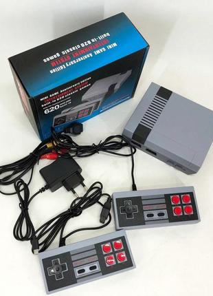 Ігрова приставка game nes 620 / 7724 два джойстики 620 вбудованих ігор qu-500 8bit av-вихід